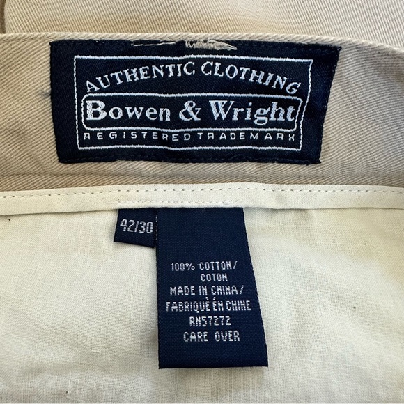 Bowen & Wright Chinos 42/30 - Picture 8 of 9